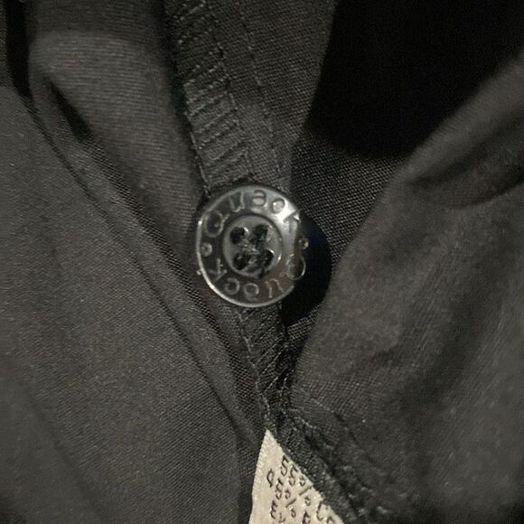 Vintage Quacker Factory Black Rhinestone Studded Western Rockabilly Shirt 3X - Picture 6 of 9